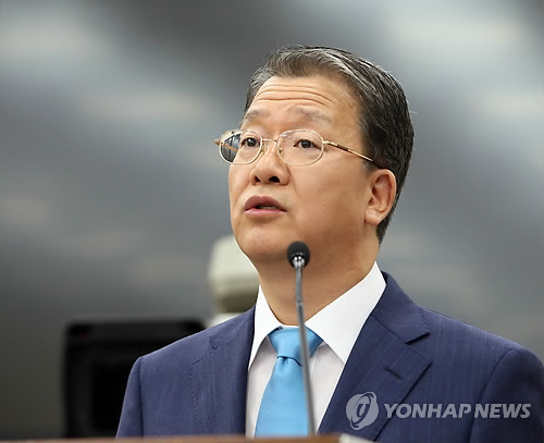 임환수 국세청장 후보자가 18일 국회 기획재정위원회 인사청문회에서 모두발언하고 있다.