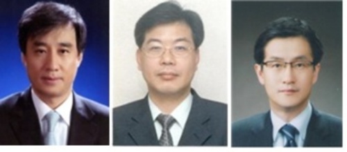 왼쪽부터 김철주 기조실장, 송언석 예산실장, 문창용 세제실장