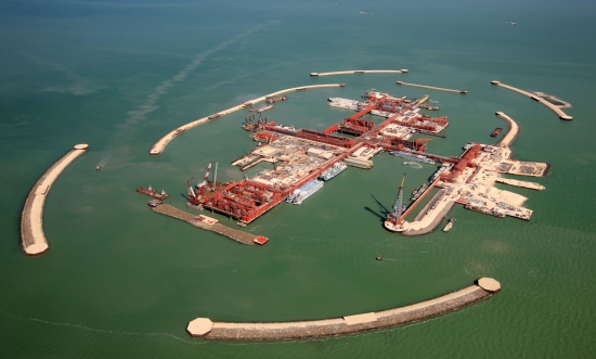 카자흐스탄 카샤간 해상 유전.