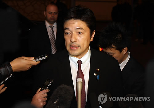 인질 사태로 요르단에 파견된 나카야마 일본 외무 부대신 (암만 EPA=연합뉴스.자료사진)