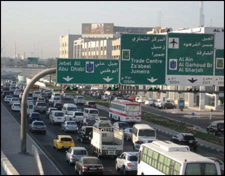 Dubai Traffic Jam