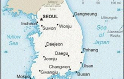 한국 여행지도에 리앙쿠르트암 표기가 되어 있다
