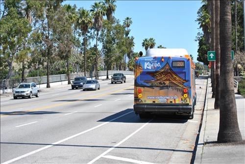한국관광공사 버스 광고