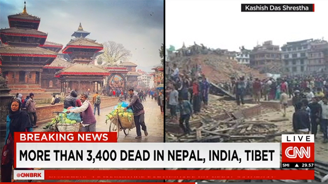 네팔 지진, 비까지 내려… 사망자 1만명 이를수도