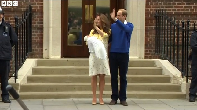 영국왕실 25년만에 공주 탄생, 왕위 계승 서열 4위