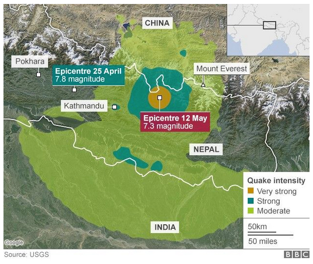 네팔 규모 7.3 지진 또 발생…또 한차례 ‘강진’ 가능성 있어