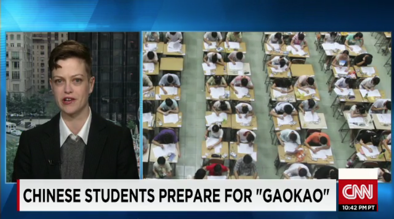 Drones used to catch cheaters in China