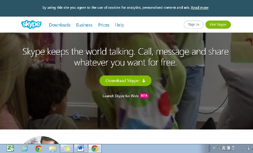 스카이프 홈페이지