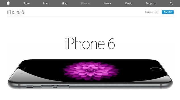 애플 아이폰 홈페이지