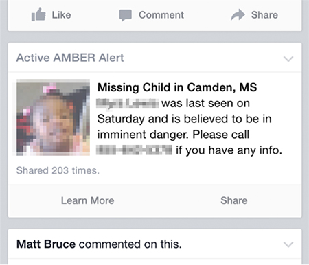 페이스북으로 미아를 찾는다…아시아 처음으로 실시