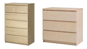 이케아 말름 서랍장