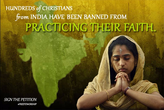박해 당하고 있는 인도 기독교인들