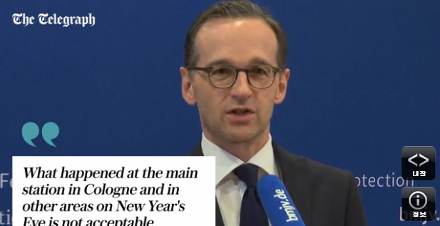 독일 쾰른에서 무슬림으로 추정되는 남성 1천여명에 의해 여성 90여명 이상이 집단 성추행이나 성폭행 당하는 사건이 발생해 충격을 주고 있다.