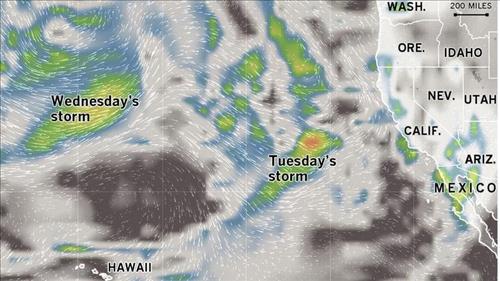 남가주에 다가 오고 있는 엘니뇨