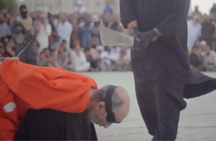 IS가 참수형을 집행하는 장면 (본 기사의 내용과는 관계가 없습니다)