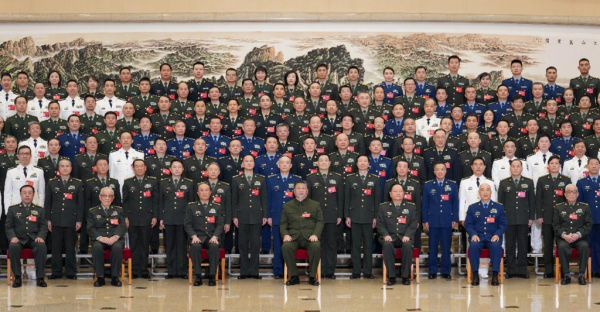 시진핑 주석, 군 수뇌부 모임