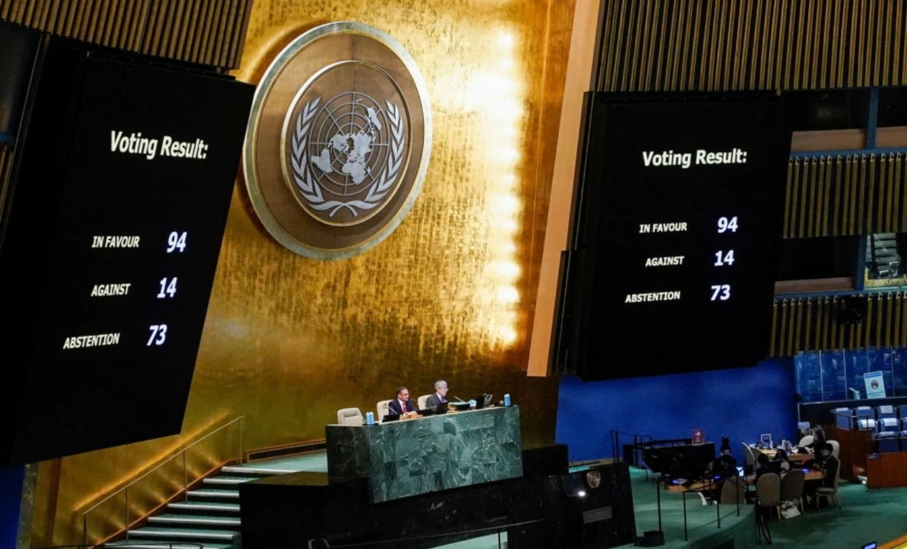 유엔 우크라이나 침공에 대한 러시아의 배상 책임 인정 결의안 채택