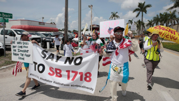 플로리다 반이민 단속 강화법 반대집회