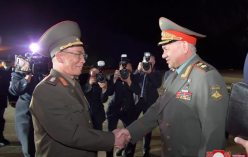 러시아 쇼이구 국방장관과  북한 국방상