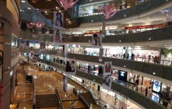 중국 상하이에 있는 한 쇼핑몰
