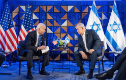 바이든, 이스라엘 방문 네타냐후 총리와 회동