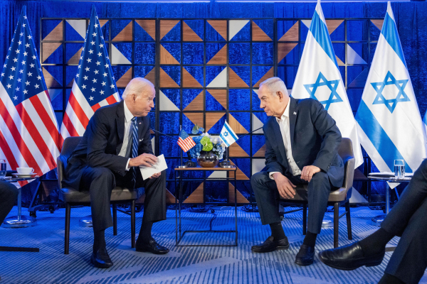 바이든, 이스라엘 방문 네타냐후 총리와 회동