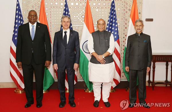 미-인도 외교 국방 2+2 회담