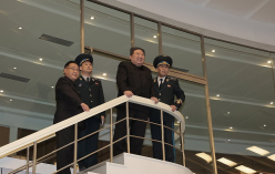 북한 김정은, 국가항공우주기술총국 평양종합관제소 방문