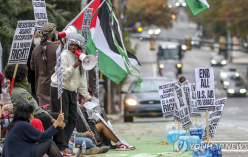 미국 애틀랜타의 팔레스타인 지지 시위