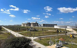 미국 텍사스에 있는 LNG 저장시설