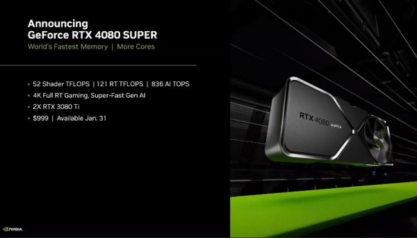 엔비디아의 그래픽카드 RTX 4080 슈퍼
