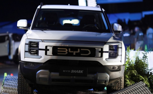 멕시코에서 처음 공개된 비야디 픽업트럭 '샤크'