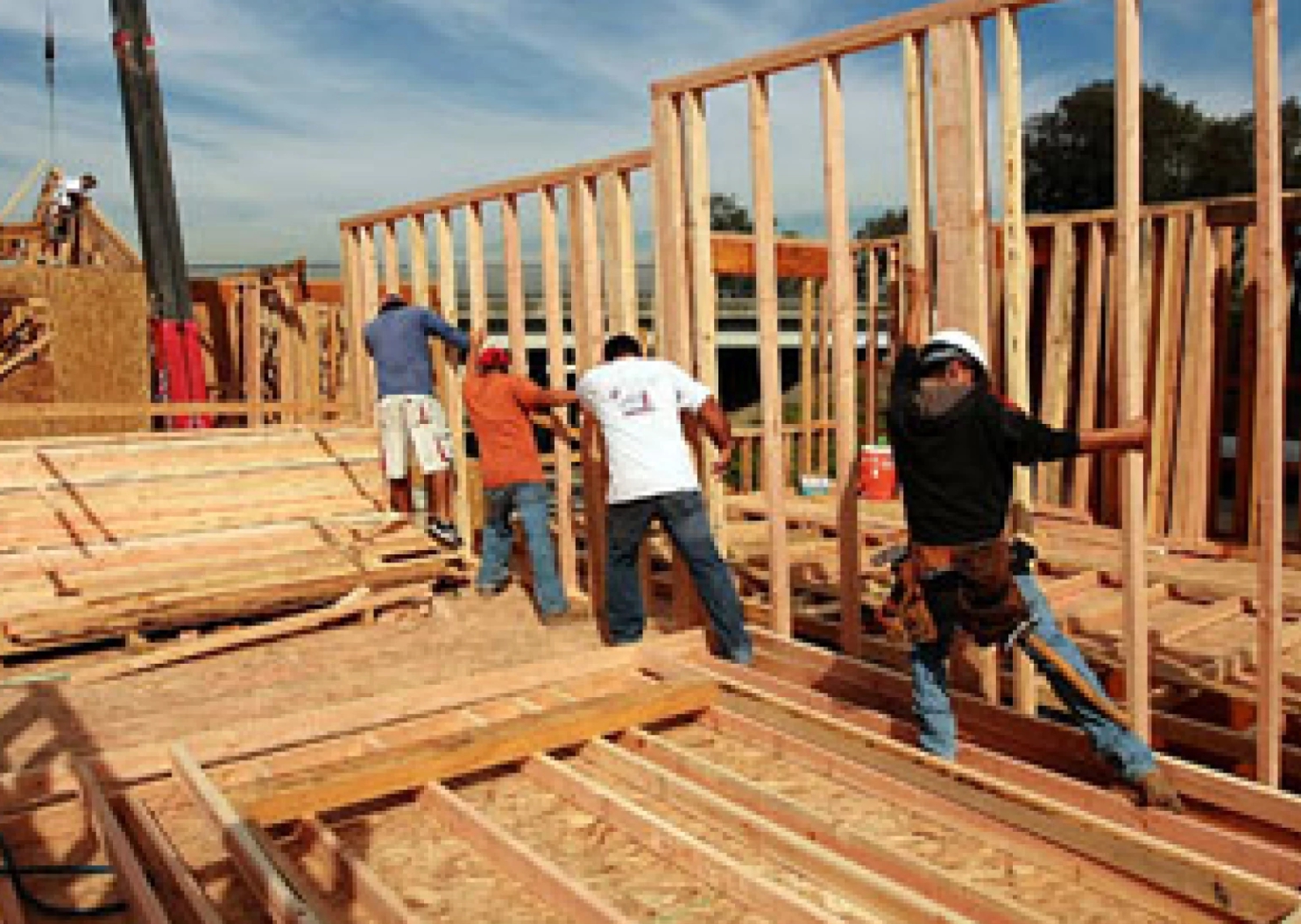건설현장의 불법 이민자들