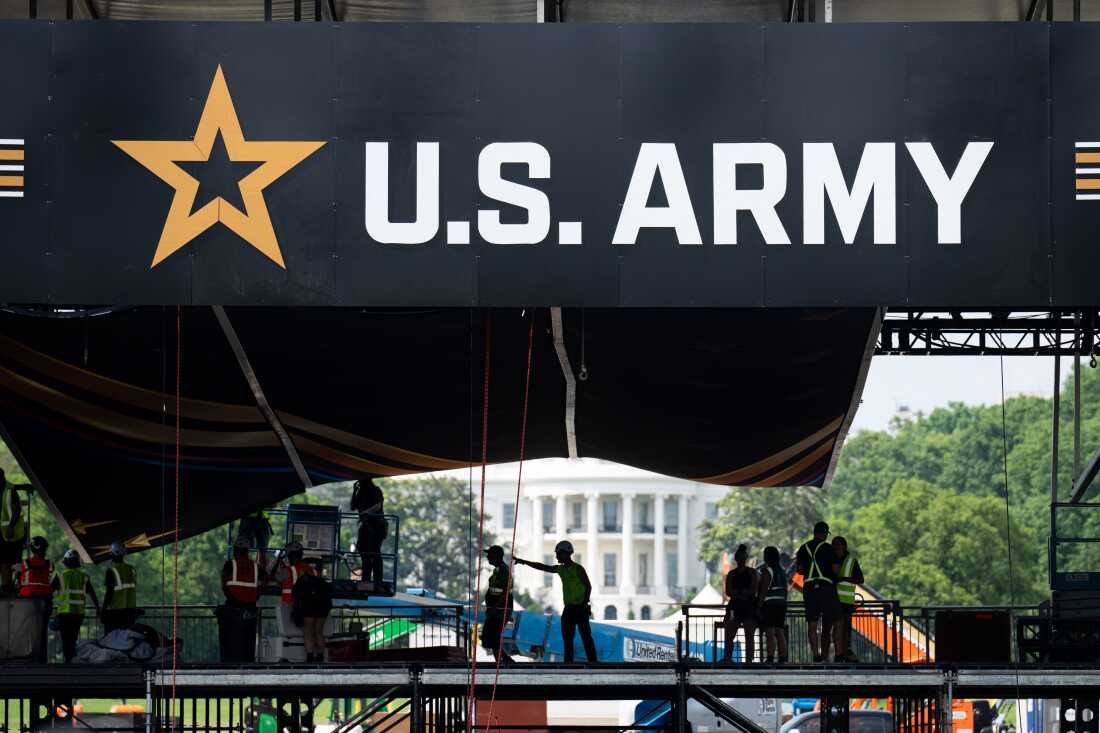 미군 퍼레이드 행사