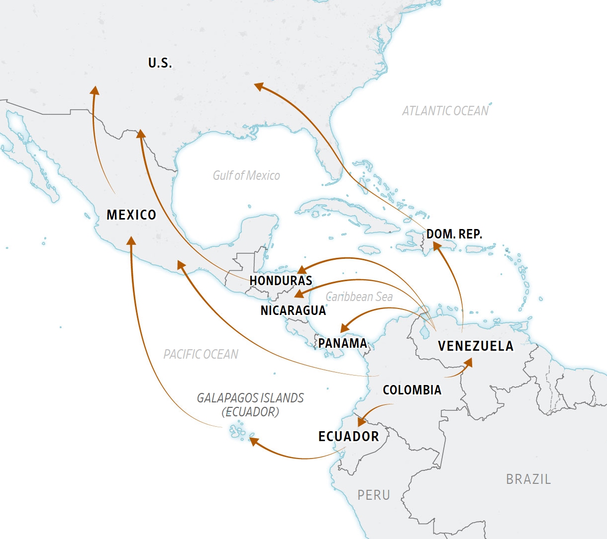 마약 미국 유입경로