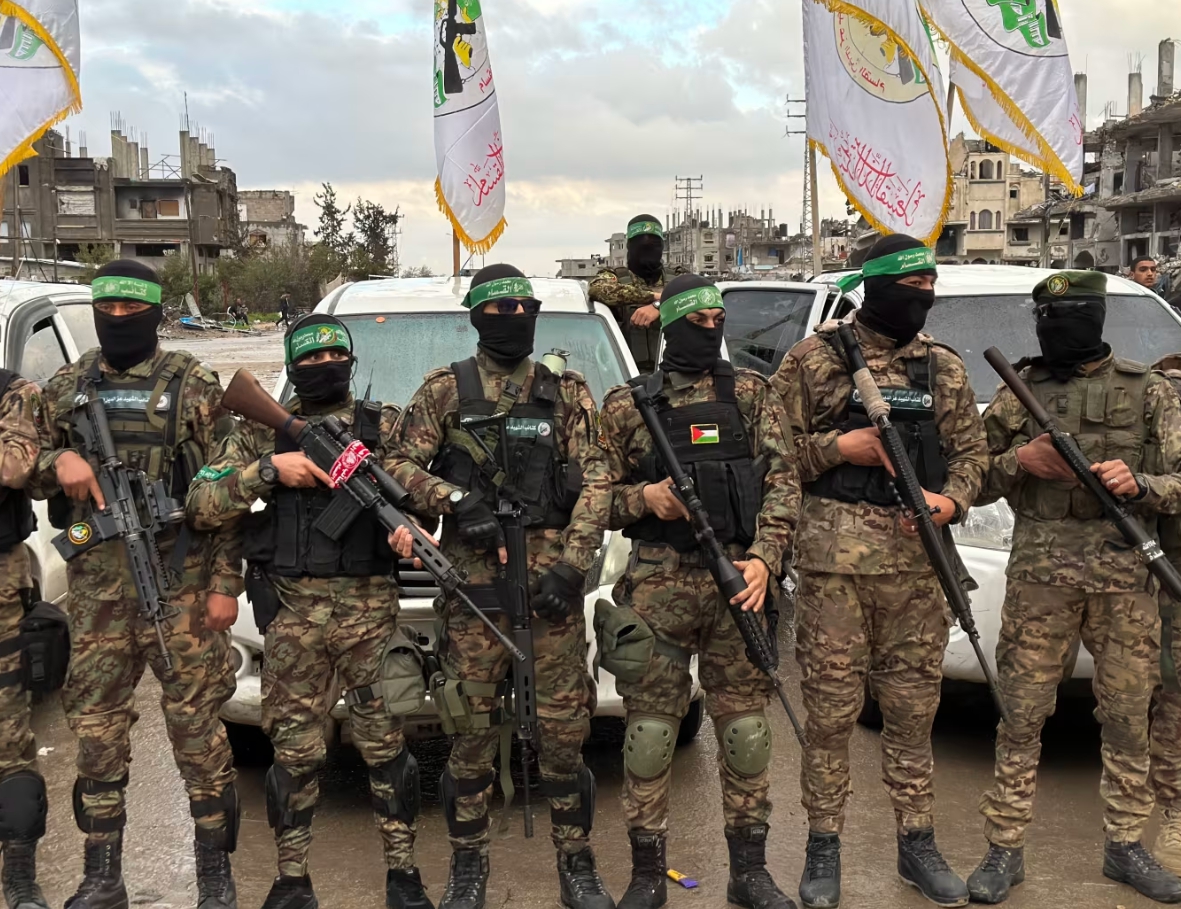하마스 부대원들