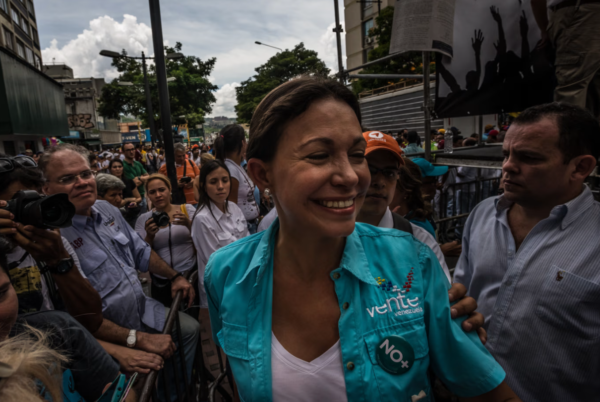 마리아 코리나 마차도 베네수엘라 야당 지도자