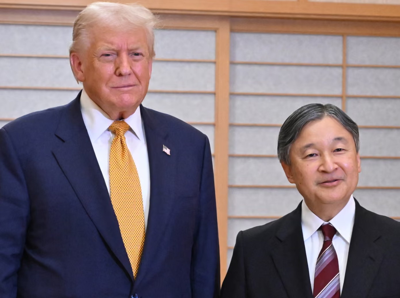 트럼프 미국 대통령과 나루히토 일본 국왕
