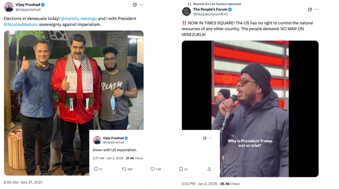 친 마두로 인사의 활동