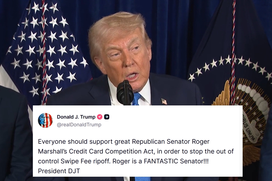 트럼프, 신용카드 개혁법안 공개지지